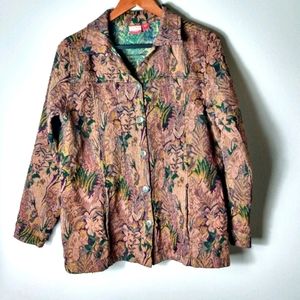 Tudor Court L Vintage Tapestry Blazer Jacket